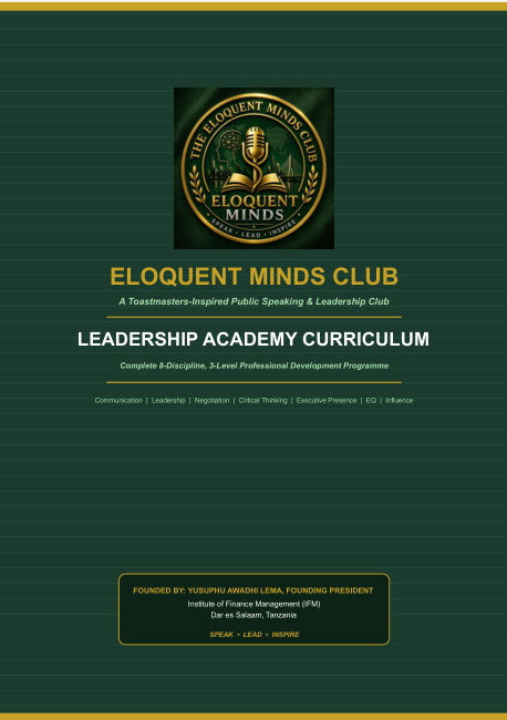 Leadership Academy Curriculum