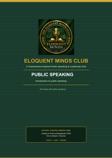 Introduction to Public Speaking